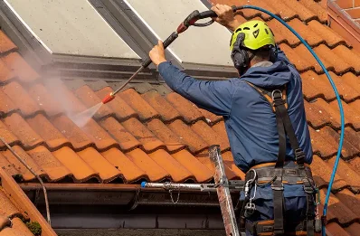 Démoussage et hydrofuge de toiture à Précigné